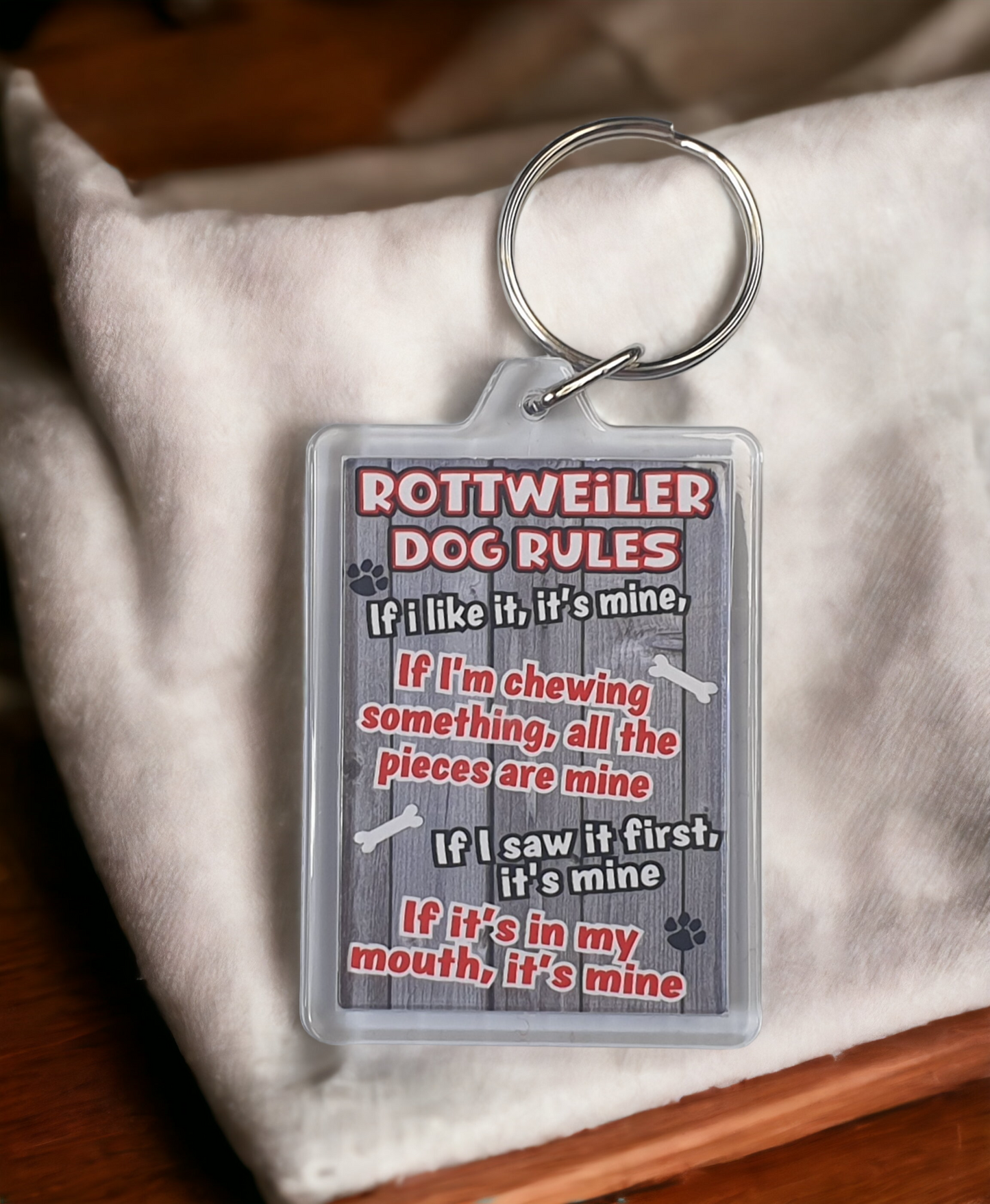 Rottweiler keyring on sale