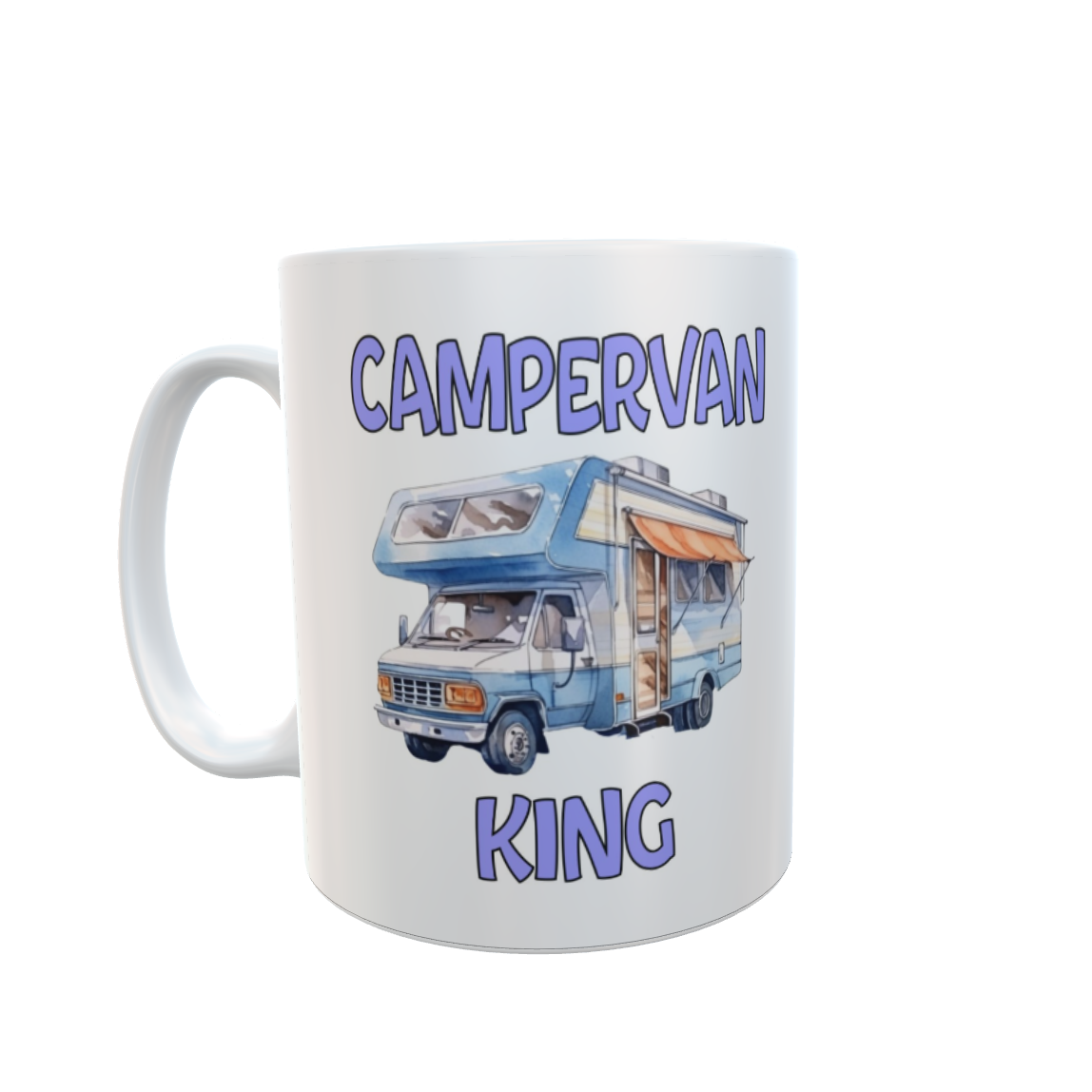 Campervan King Mug Gift Nice Novelty Cute Funny Joke Holiday Travel Vacation Cup Present