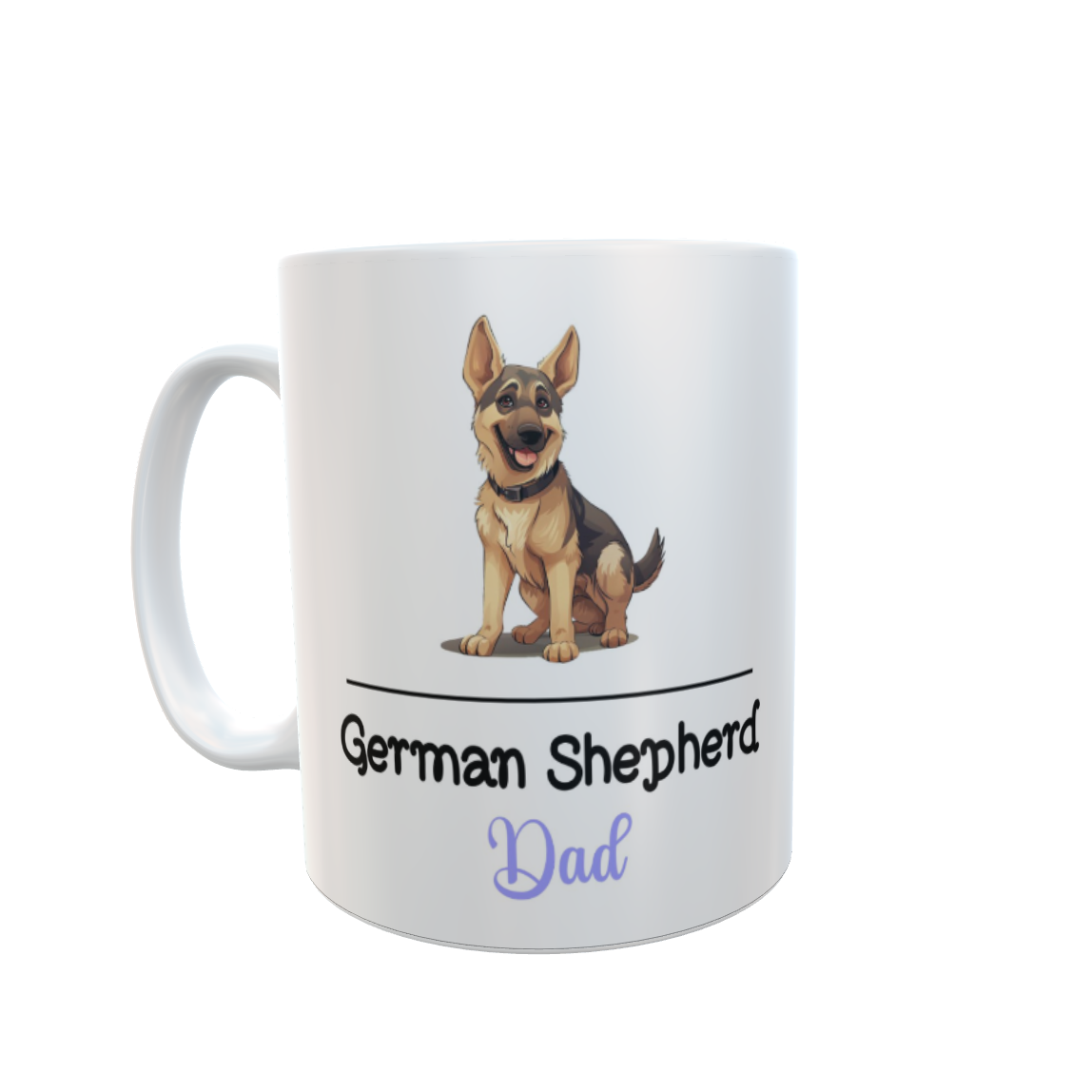 German Shepherd Dad Mug Gift Nice Funny Cute Novelty Pet Dog Owner Cup Birthday Christmas Present