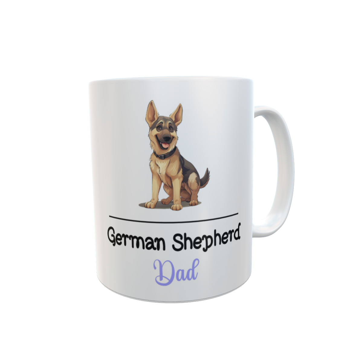 German Shepherd Dad Mug Gift Nice Funny Cute Novelty Pet Dog Owner Cup Birthday Christmas Present