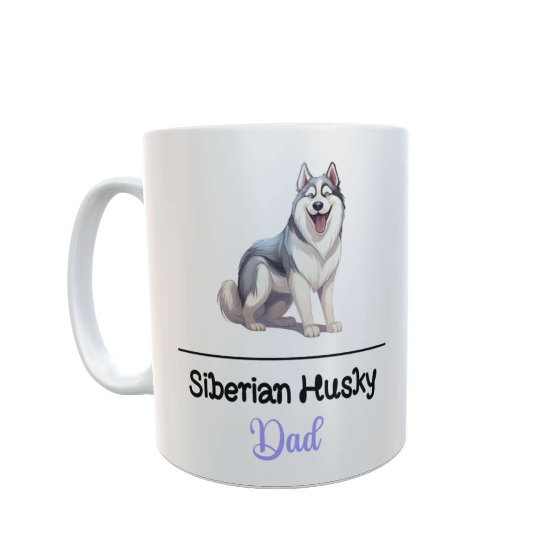 Siberian Husky Dad Mug Gift Nice Funny Cute Novelty Pet Dog Owner Cup Birthday Christmas Present