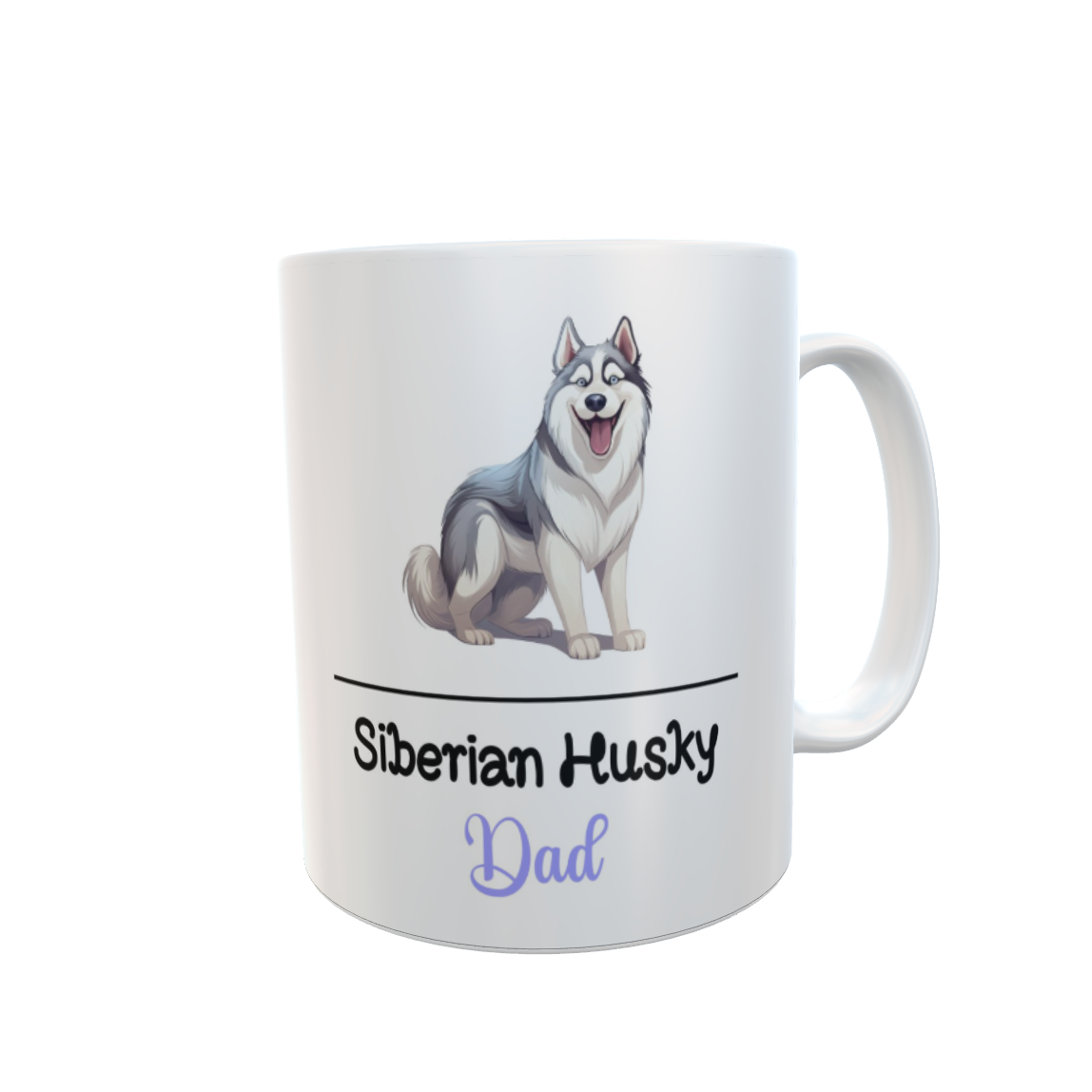 Siberian Husky Dad Mug Gift Nice Funny Cute Novelty Pet Dog Owner Cup Birthday Christmas Present