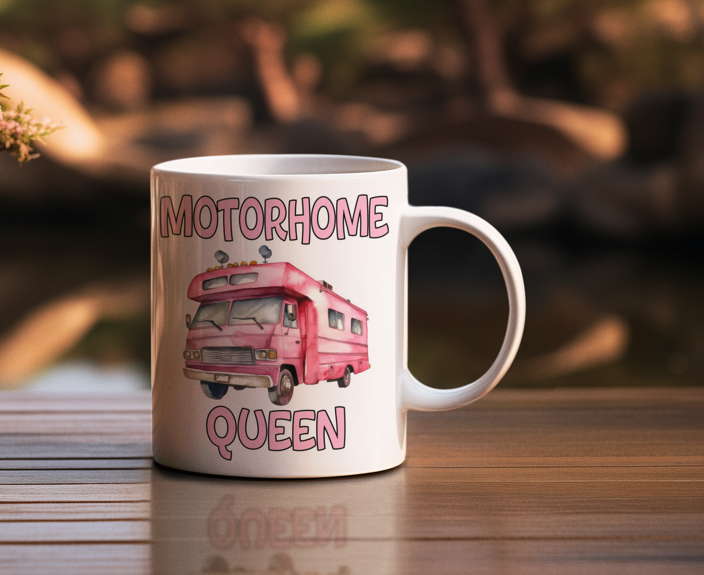 Motorhome Queen Mug Gift Nice Novelty Cute Funny Joke Holiday Travel Vacation Cup Present