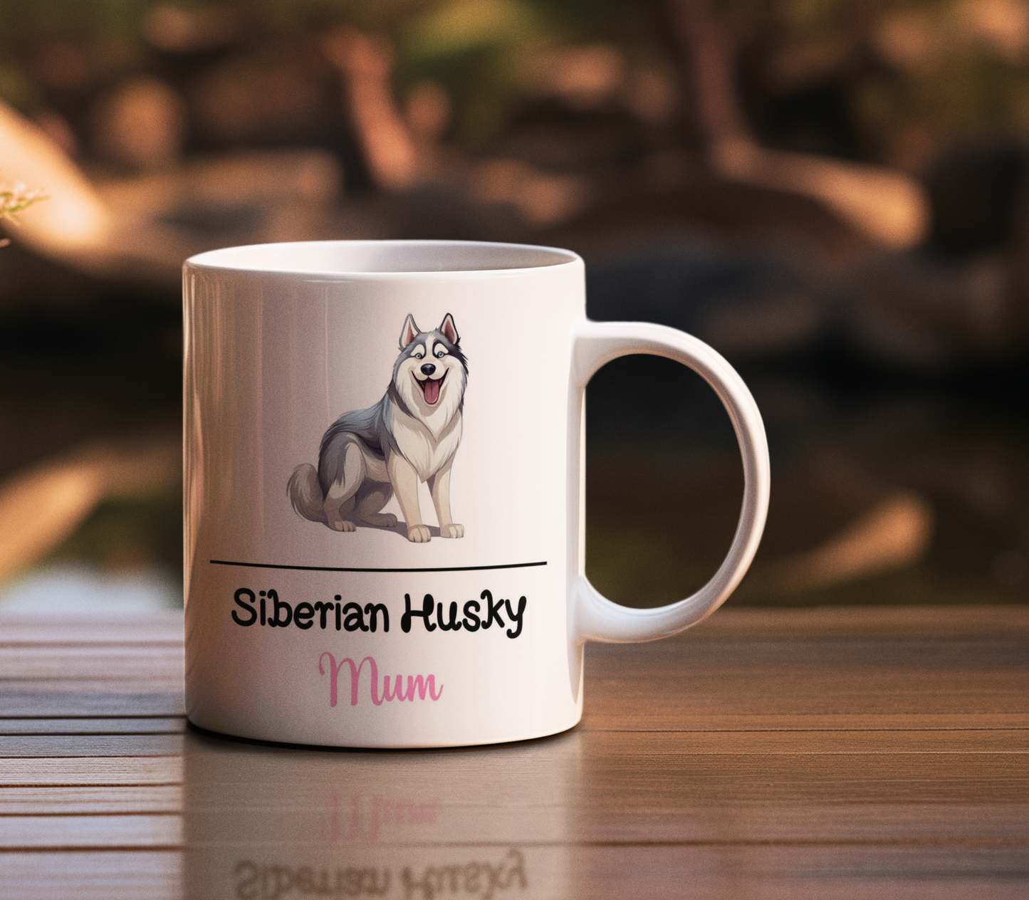 Siberian Husky Mum Mug Gift Nice Funny Cute Novelty Pet Dog Owner Cup Present