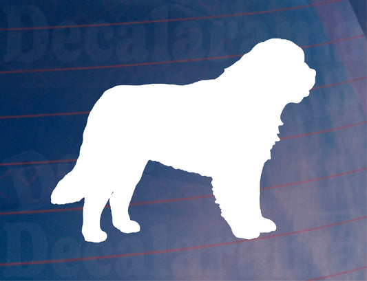 2x Car Sticker Saint Bernard Silhouette Nice Fun Novelty Cute Van Window Bumper Boot Door Dog Decal